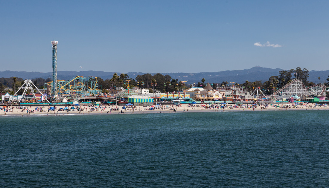 Boardwalk in Santa Cruz