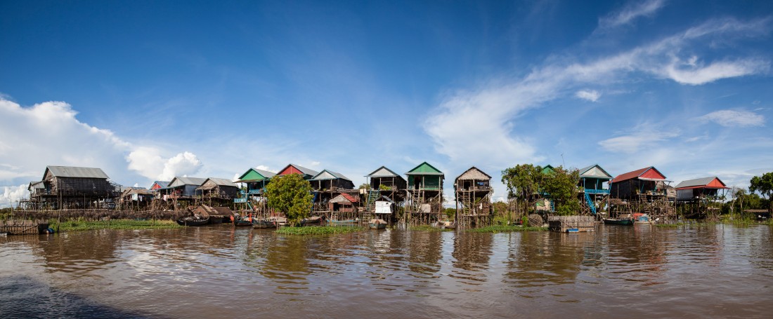 Floating Village auf dem Tonle Sap